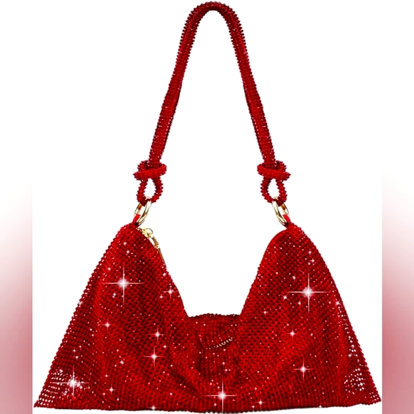 Beautiful Pink Rhinestone Purse - Picture 2 of 8